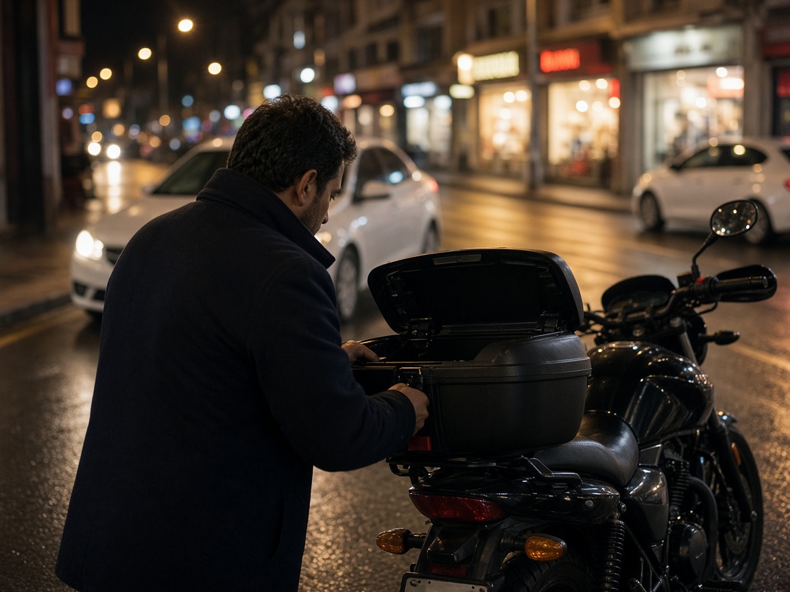 Esenler’de gece motorlu çilingir